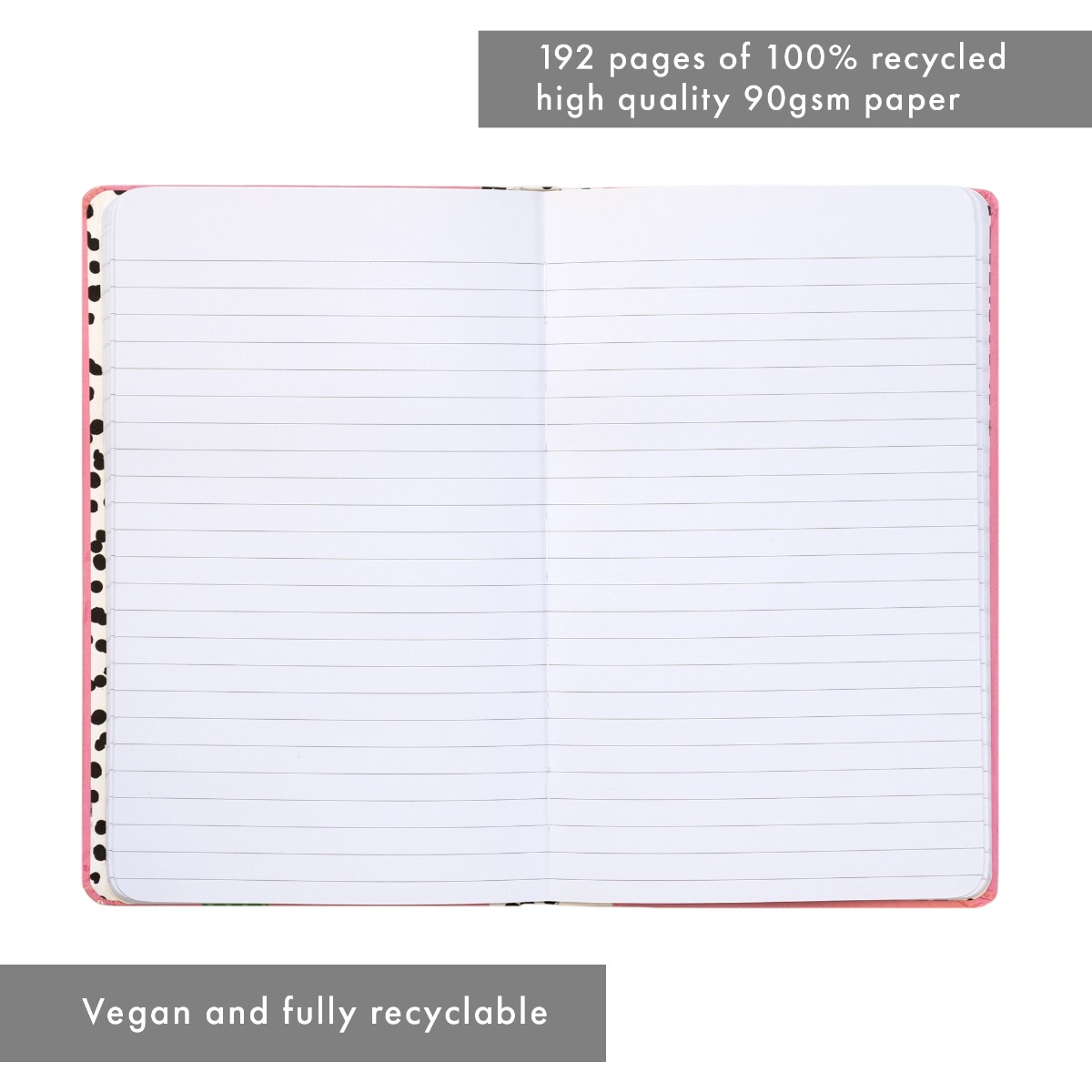 Pukka Planet A5 Lined Soft Cover Notebook "It's a Prickly Subject"