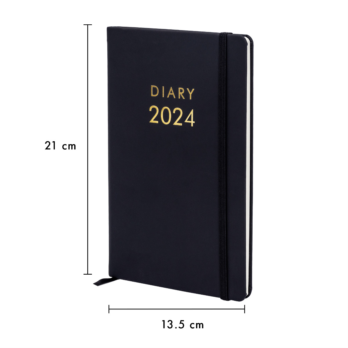 2024 A6 SOFT COVER DIARY- weekly - black colour