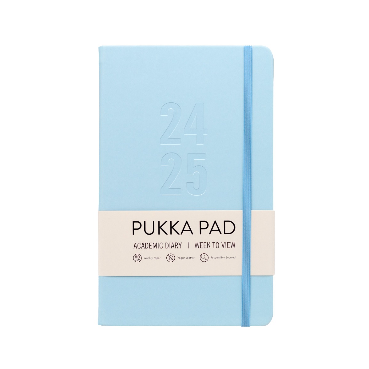 Pukka Pads August 2024 - July 2025 Academic Diary In Pastel Blue