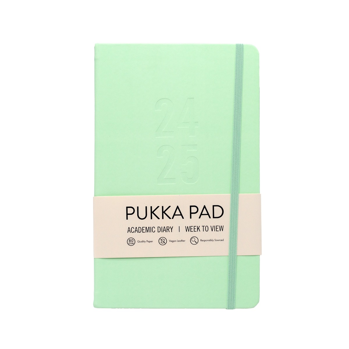 Pukka Pads August 2024 - July 2025 Academic Diary In Pastel Green