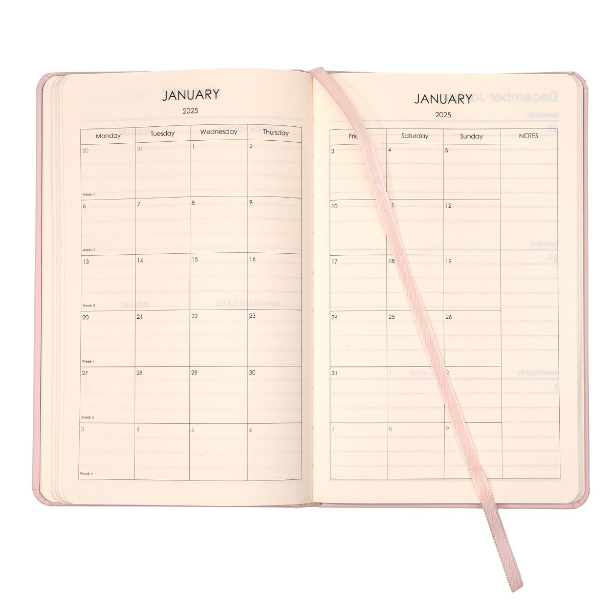 Pukka Pads Bloom August 2024 - July 2025 Academic Diary In Pink