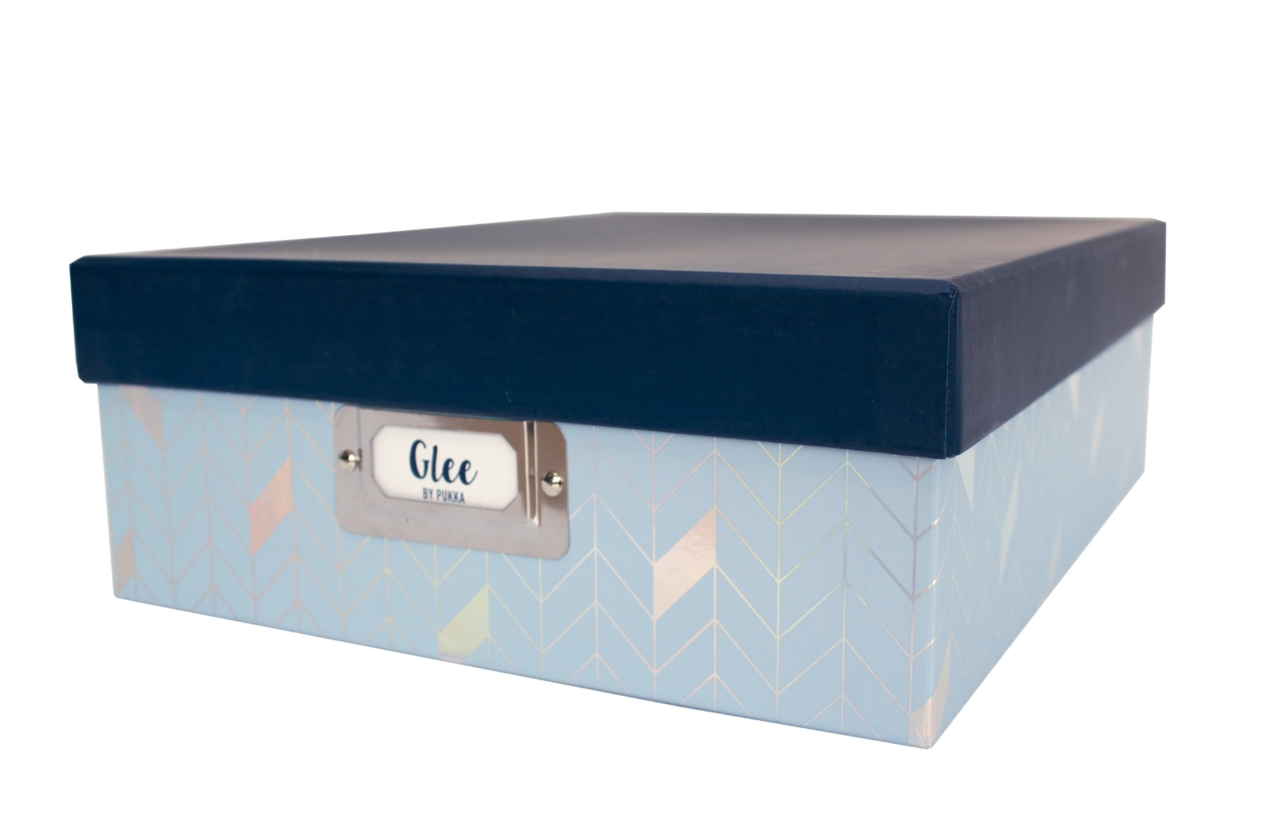 Pukka Pads Glee A4 Storage Box in Light Blue - Single