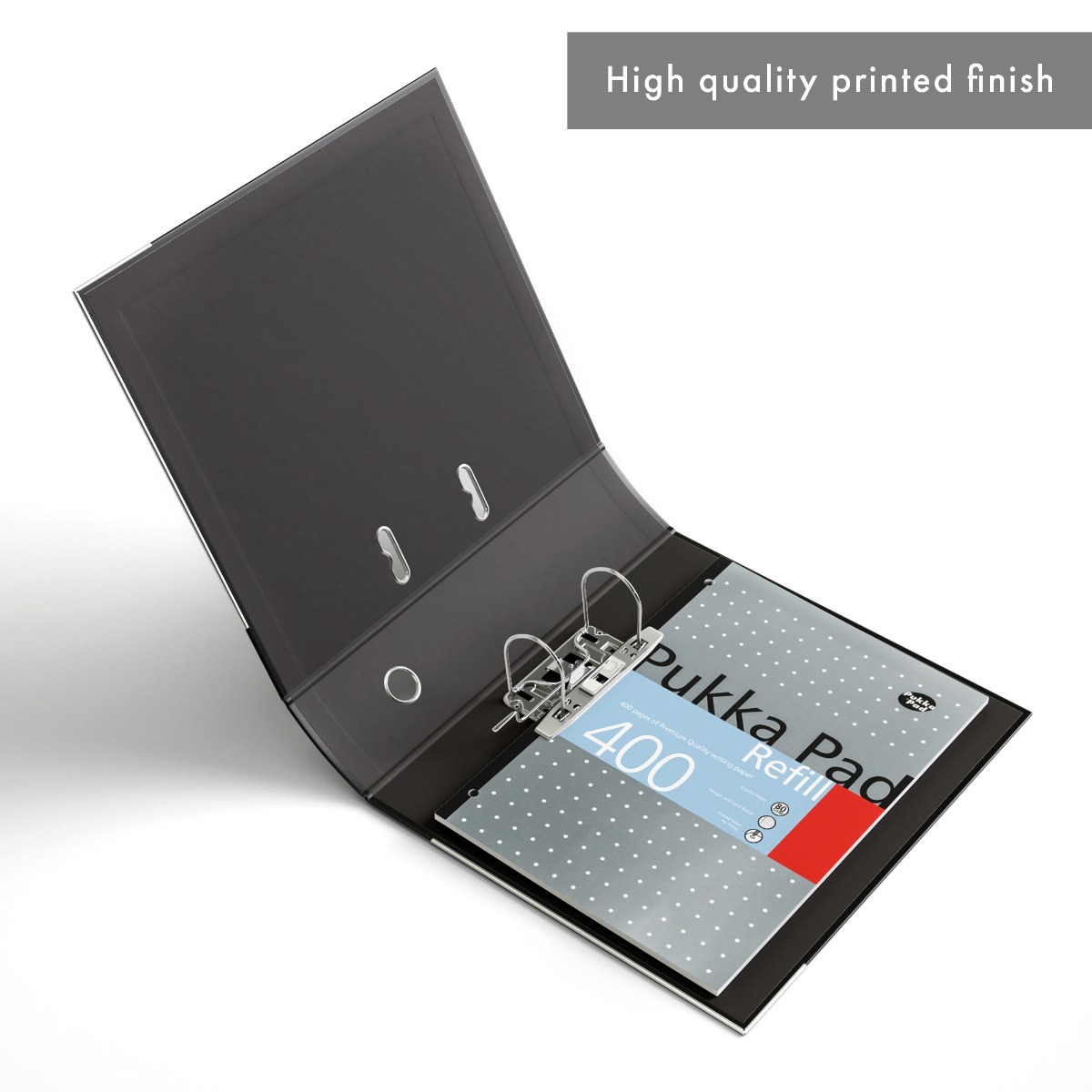 Pukka Pads Brights A4 Lever Arch Files in Black