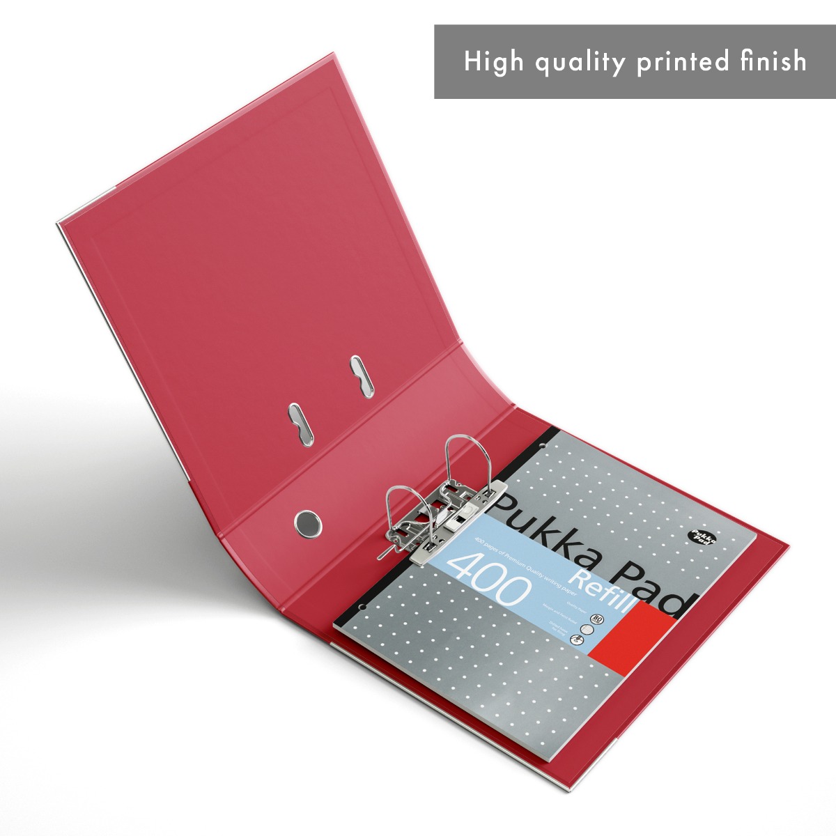 Pukka Pads Brights A4 Lever Arch Files in Red