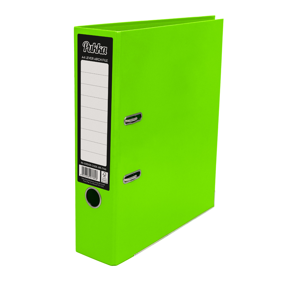 Pukka Pads Brights Lever Arch File - Green