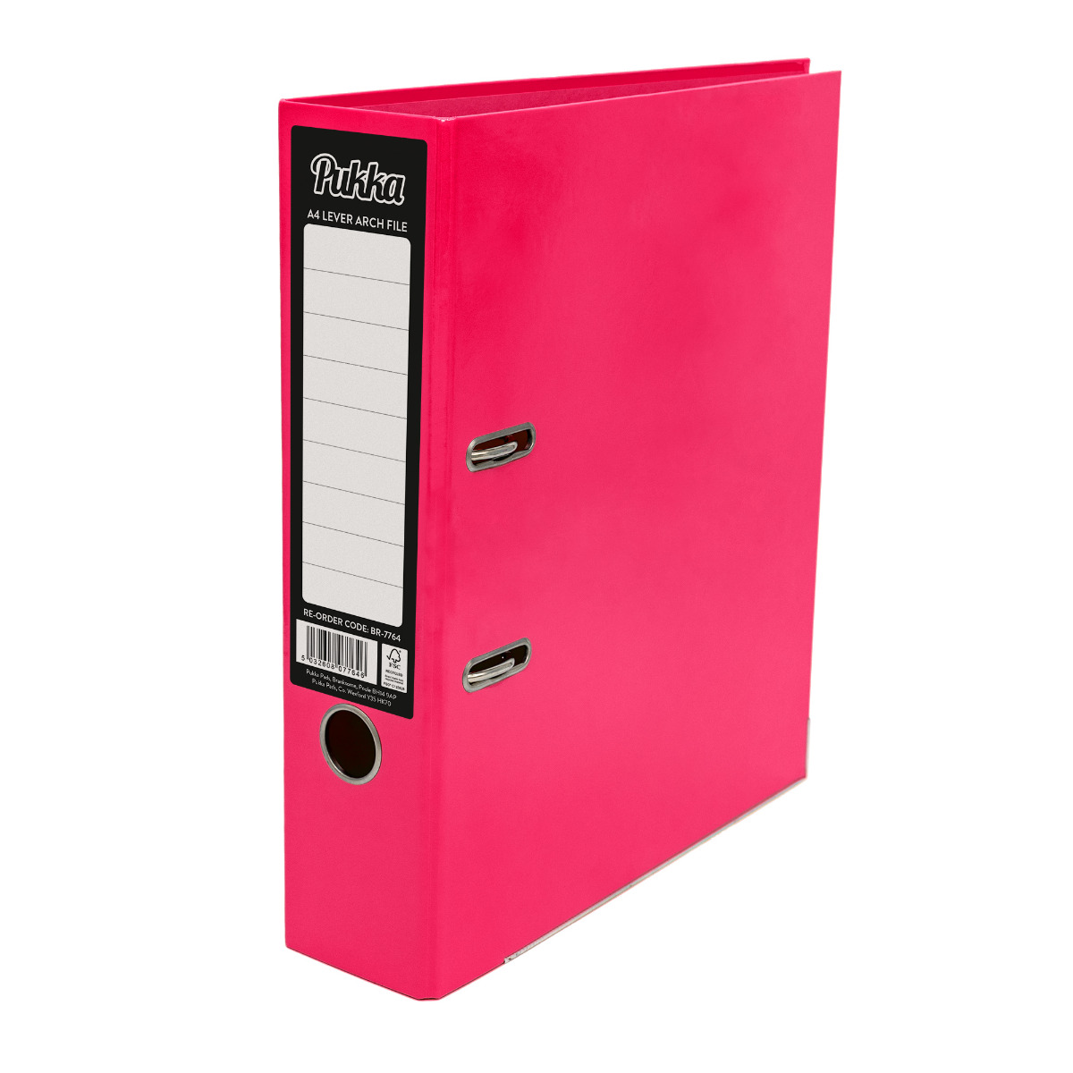 Pukka Pads Brights Lever Arch File - Pink