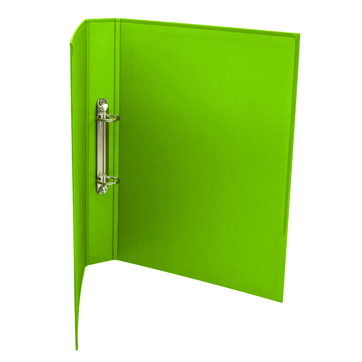 Bright Green - Sewn Leatherette 3-Ring Binder 12x12 - Pioneer