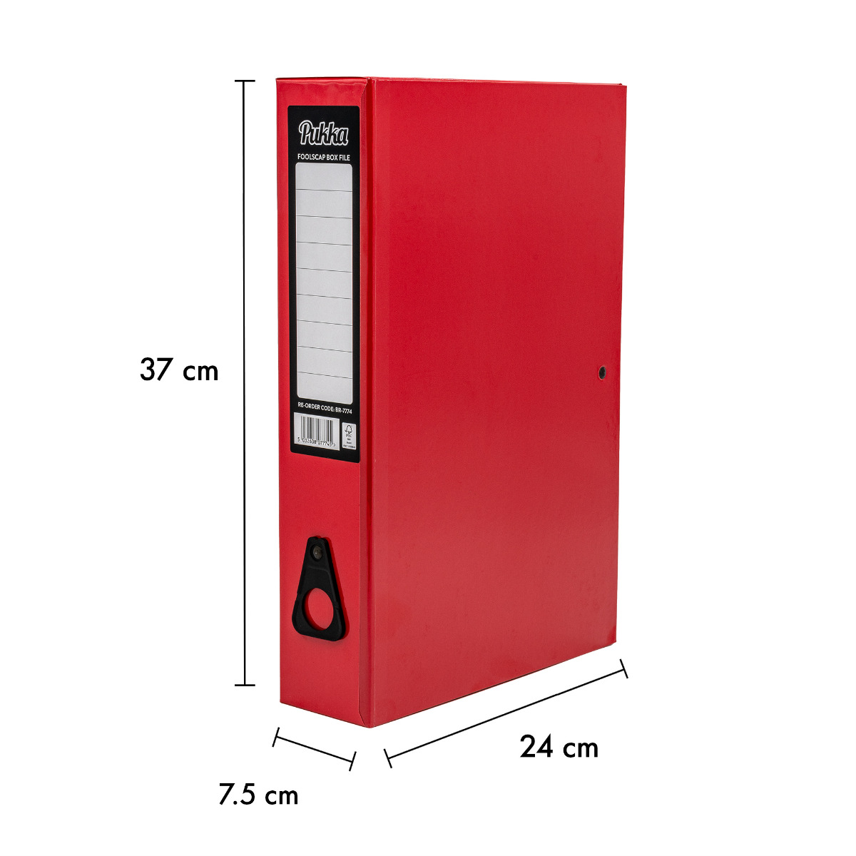 Pukka Pad Brights Foolscap Box File - Red