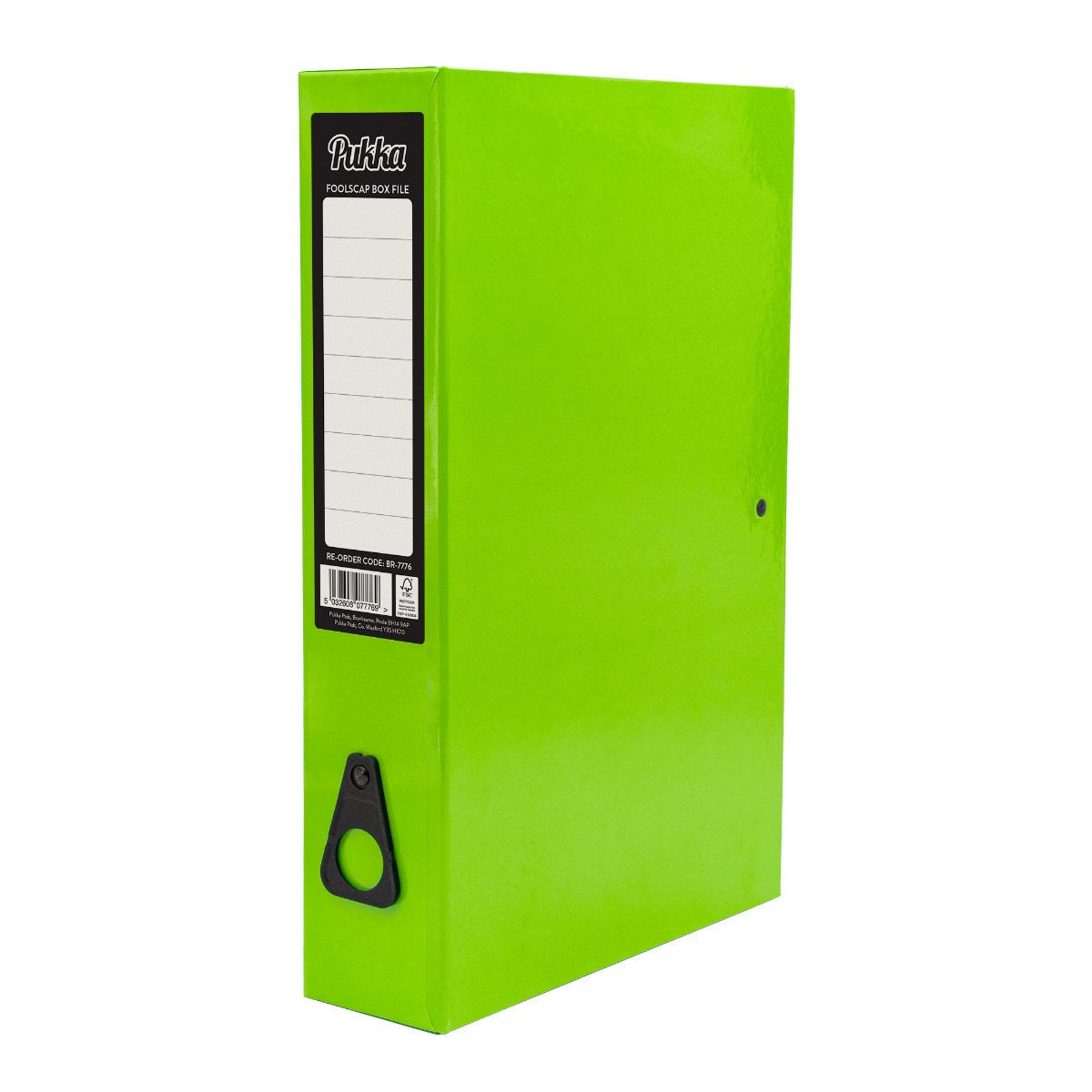 Pukka Pads Brights Foolscap Box File - Green