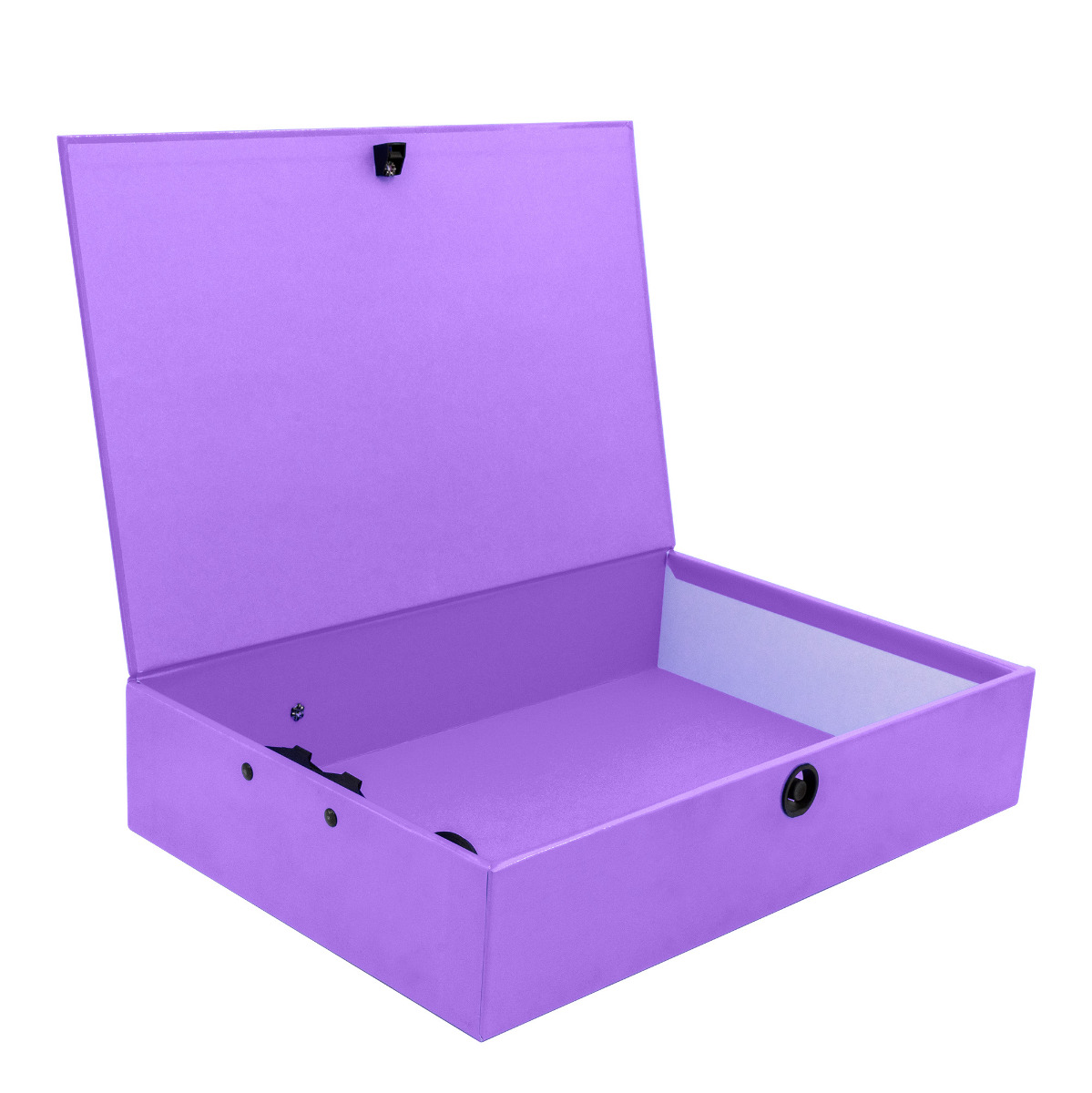Brights Foolscap Box File in Purple - Pukka Pads