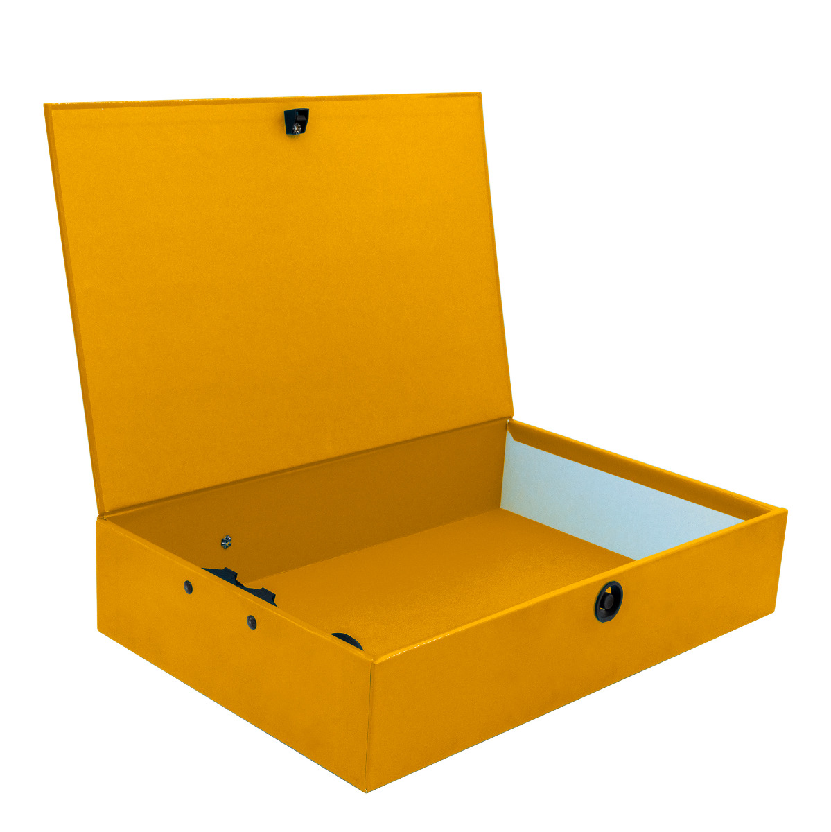 Box File Storage 2XBox Foolscap Files - Pack Of 5 Yellow Lever