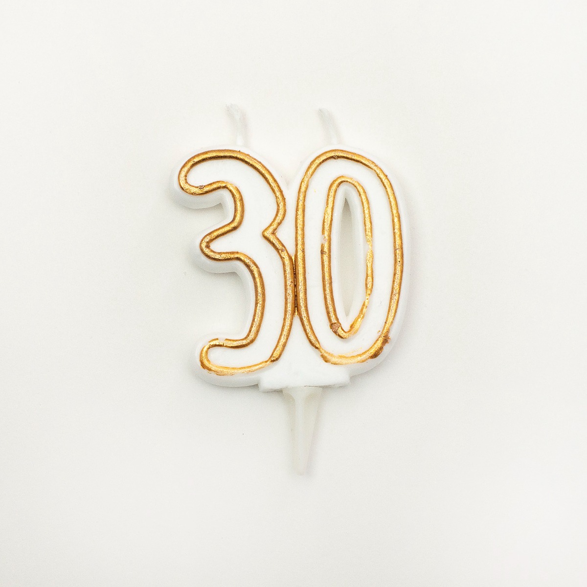 Pukka Party Age 30 Gold Milestone Candle