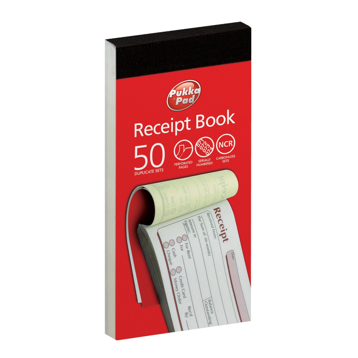 Pukka Pads Duplicate Receipt Book 69 x 140mm - Pack of 5