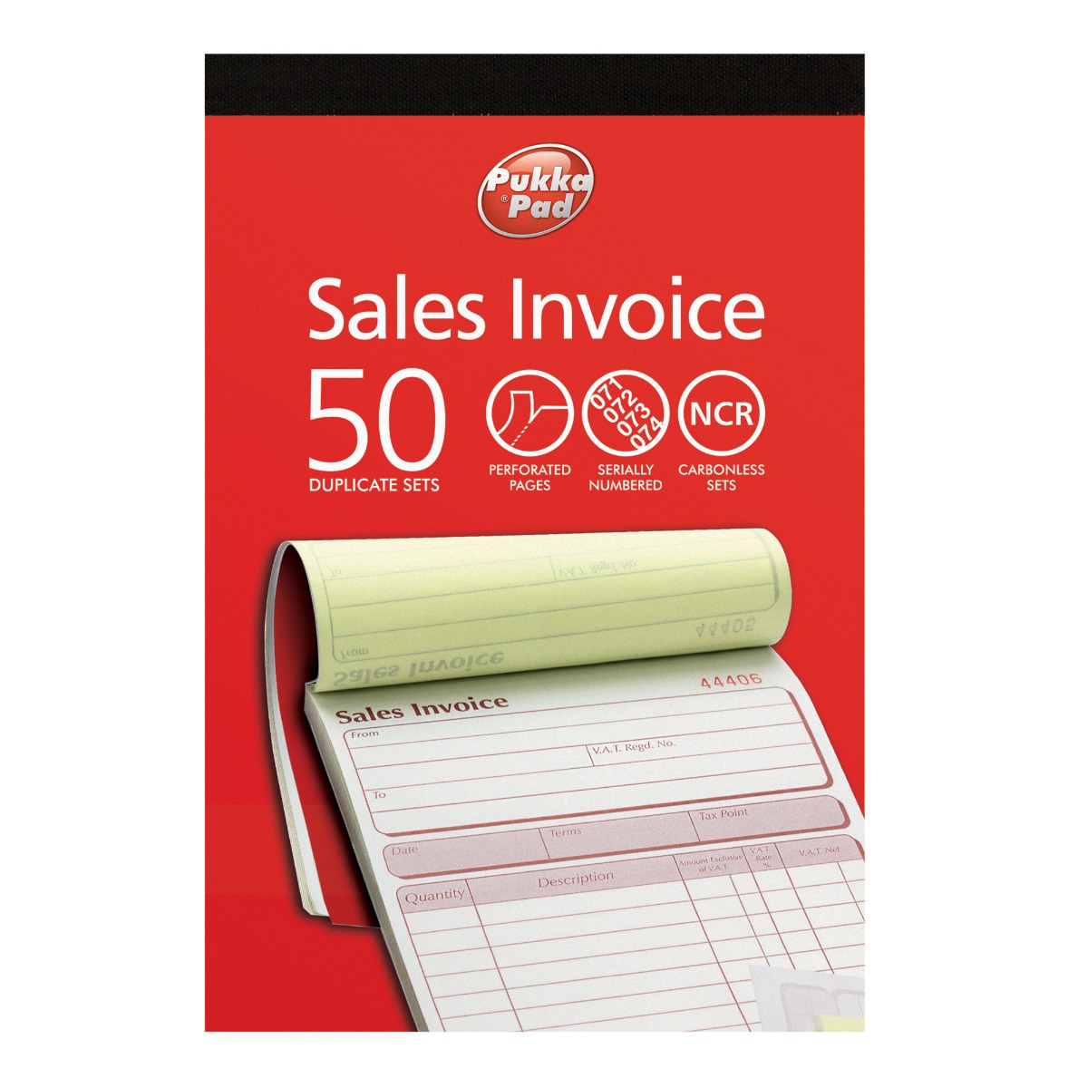 Pukka Pads Sales Invoice Duplicate Book 137 x 203mm - Pack of 5