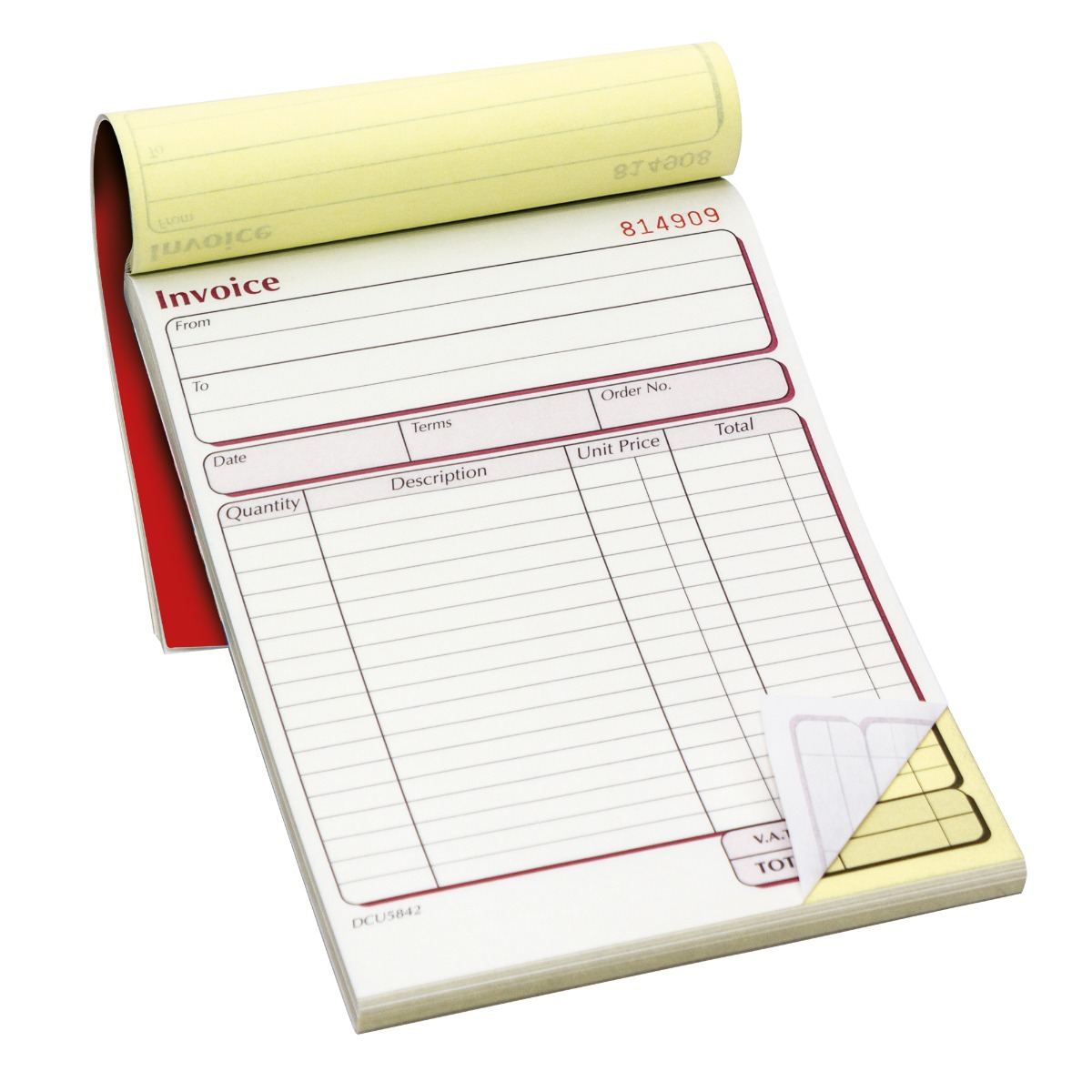 Pukka Pads Invoice Duplicate Book 137 x 203mm - Pack of 5