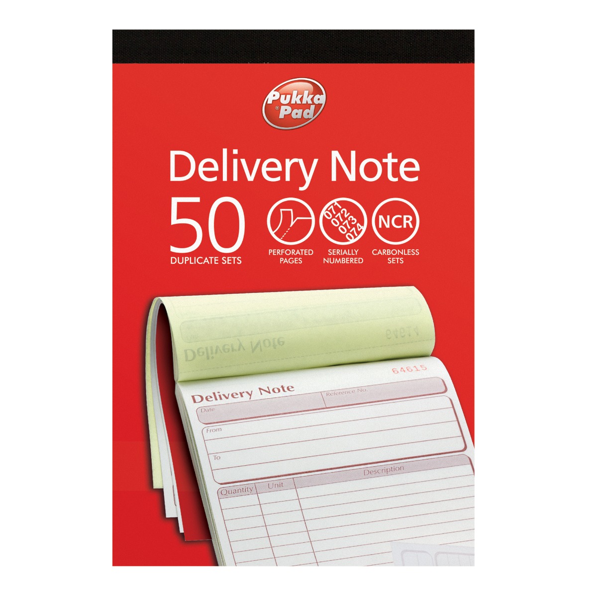 Pukka Pads Delivery Note Duplicate Book 137 x 203mm - Pack of 5