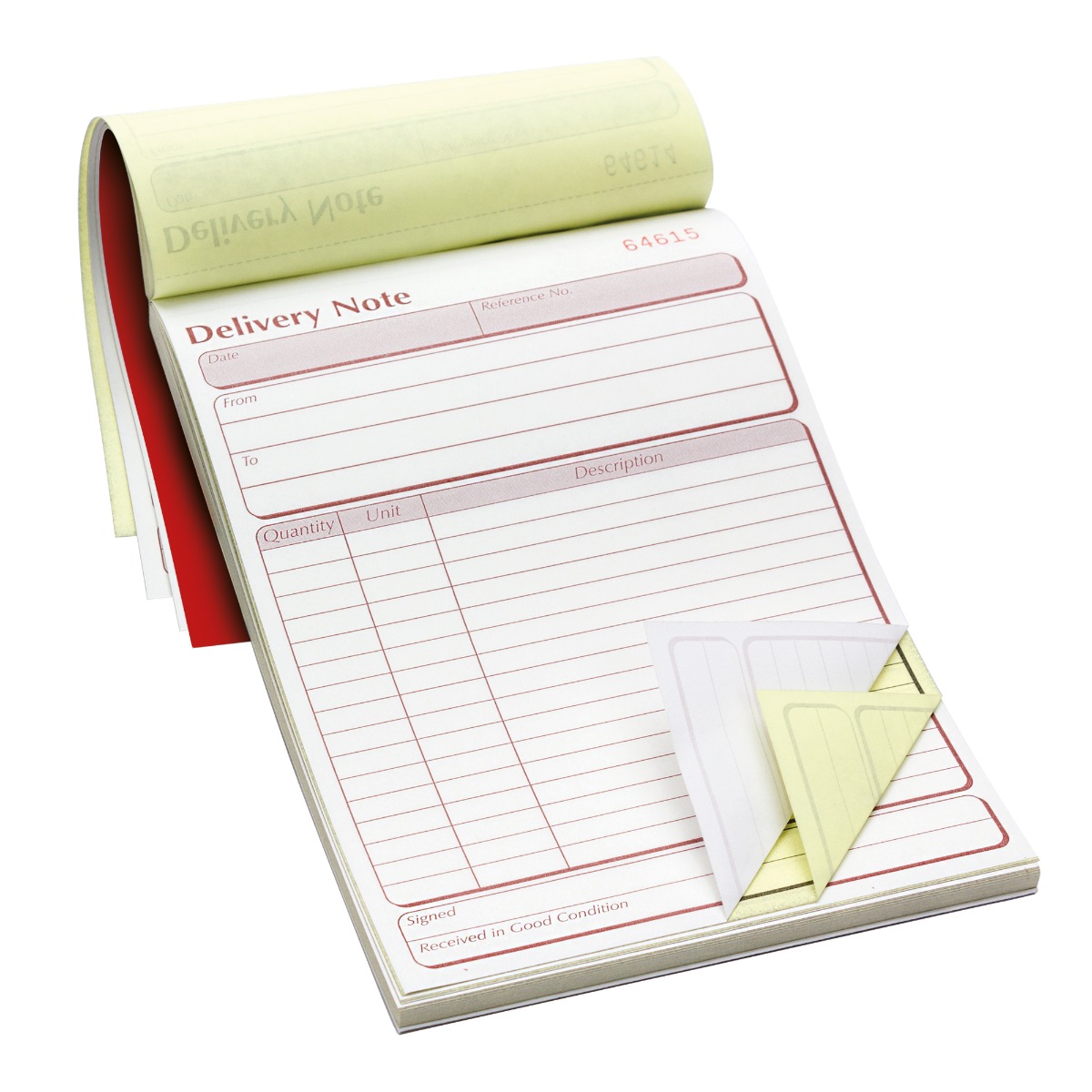 Pukka Pads Delivery Note Duplicate Book 137 x 203mm - Pack of 5