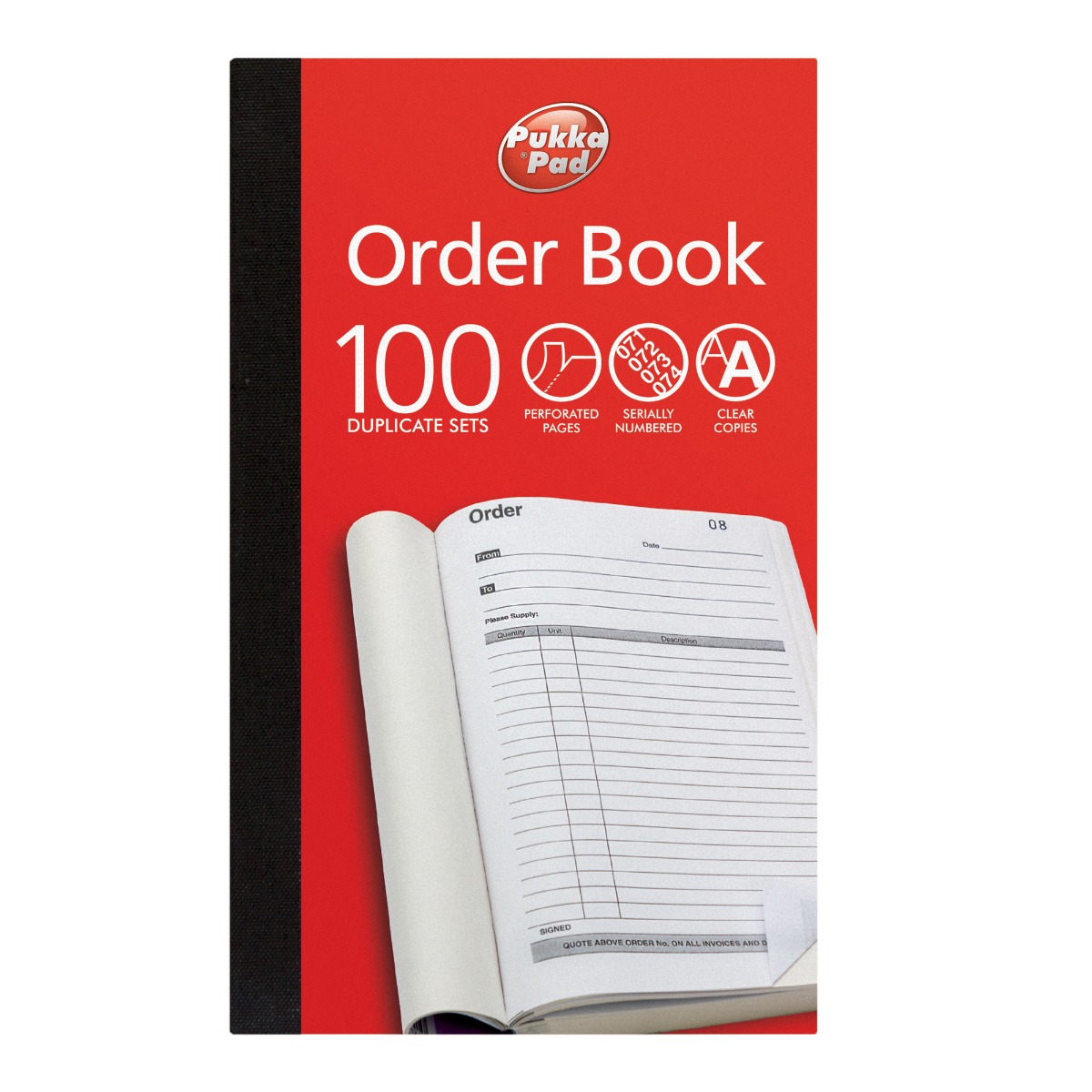 Pukka Pads Duplicate Order Book 216 x 130m - Pack of 5
