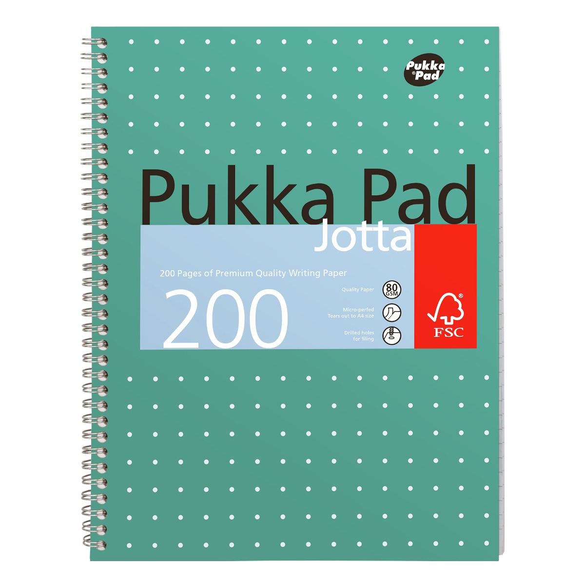 Pukka Pads A4 Lined Metallic Jotta Notepad