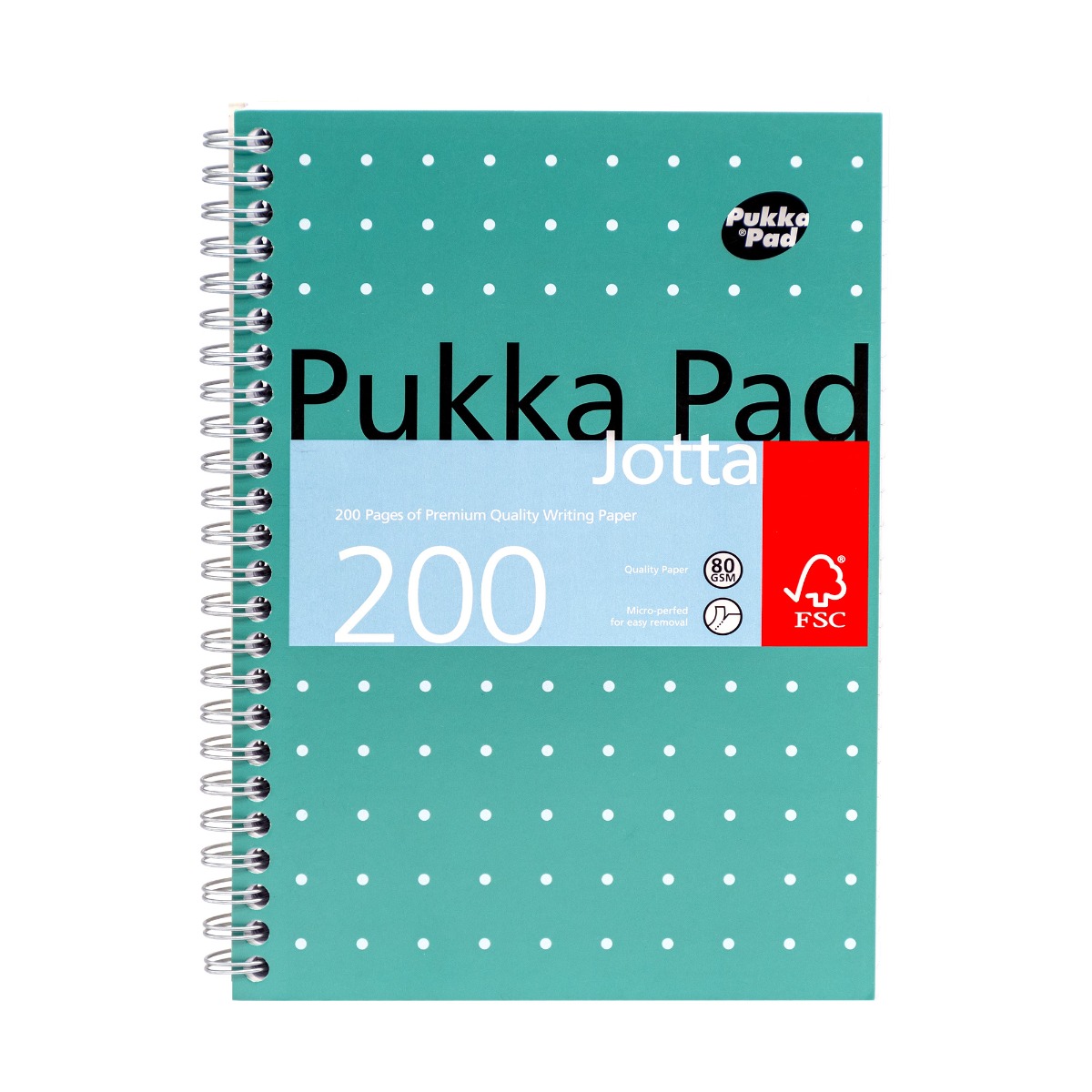 Pukka Pads A5 Lined Metallic Jotta Notebook - Pack of 3