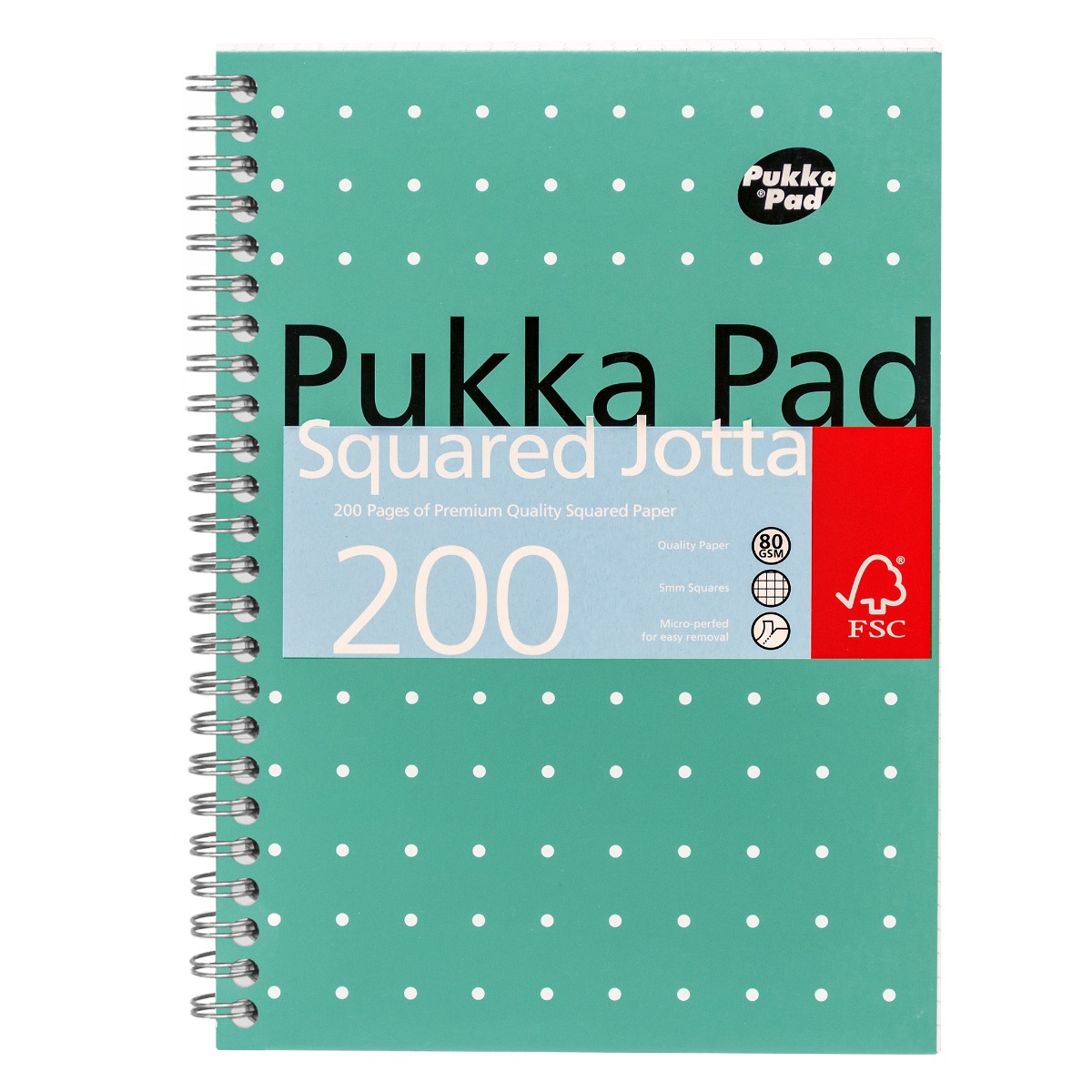 Pukka Pads A5 Metallic Squared Jotta Notebook - Pack of 3