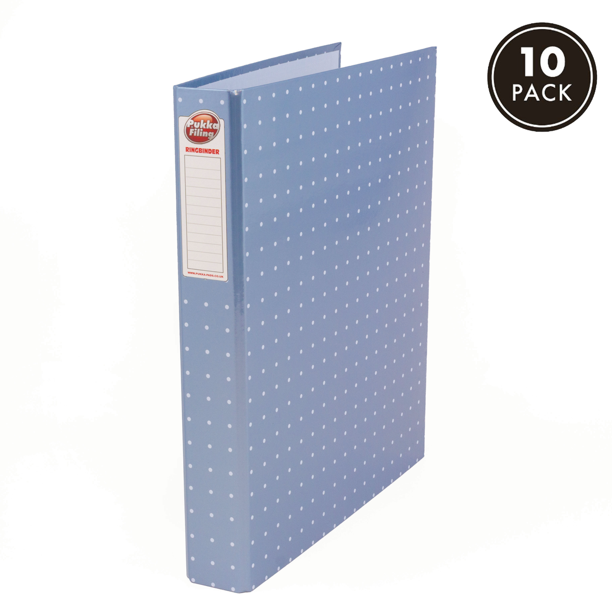 Pukka Pads Blue Metallic A4 Ringbinder - Box of 10