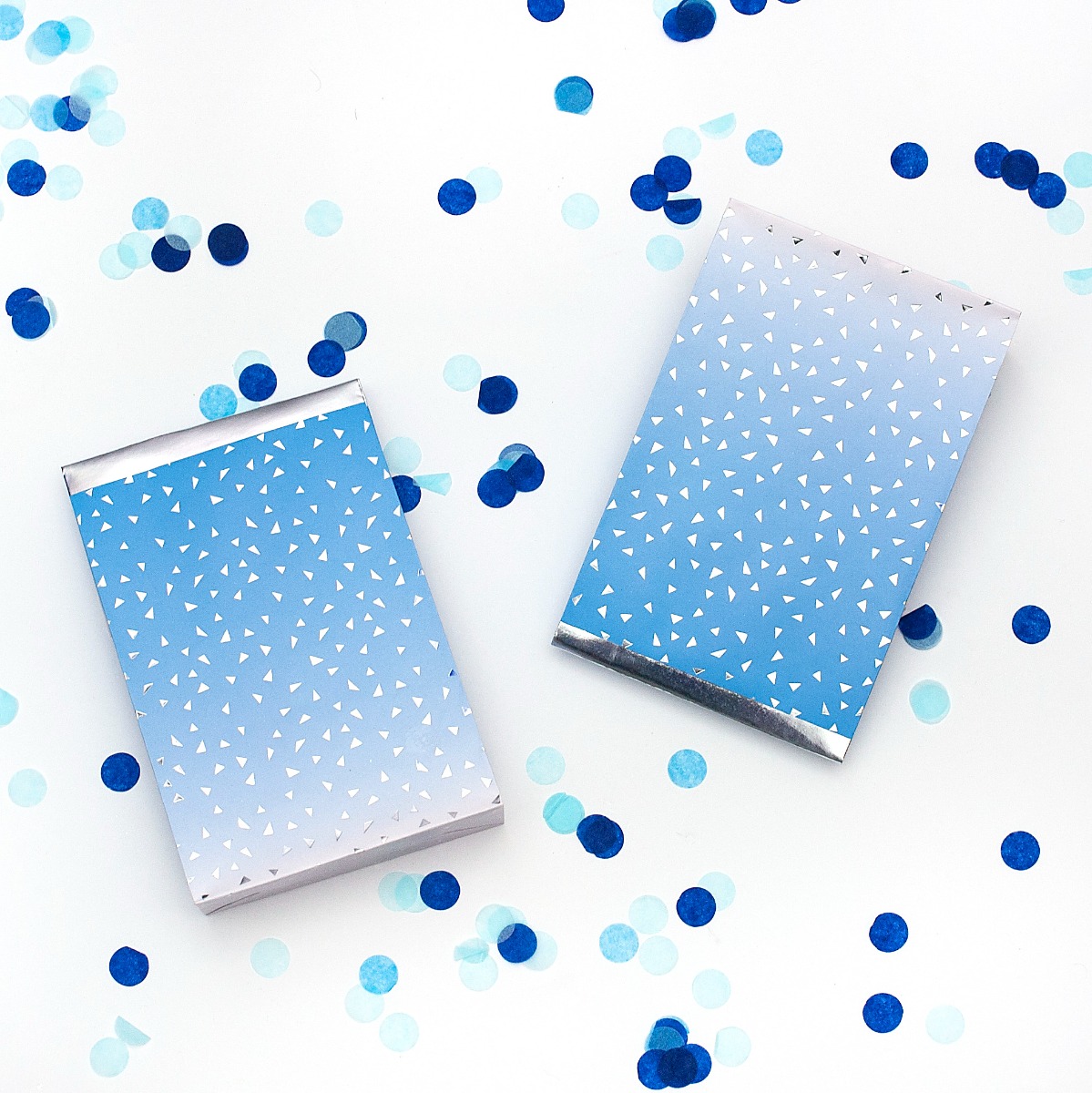 Pukka Party Blue Ombre Treat Bags - Pack of 8