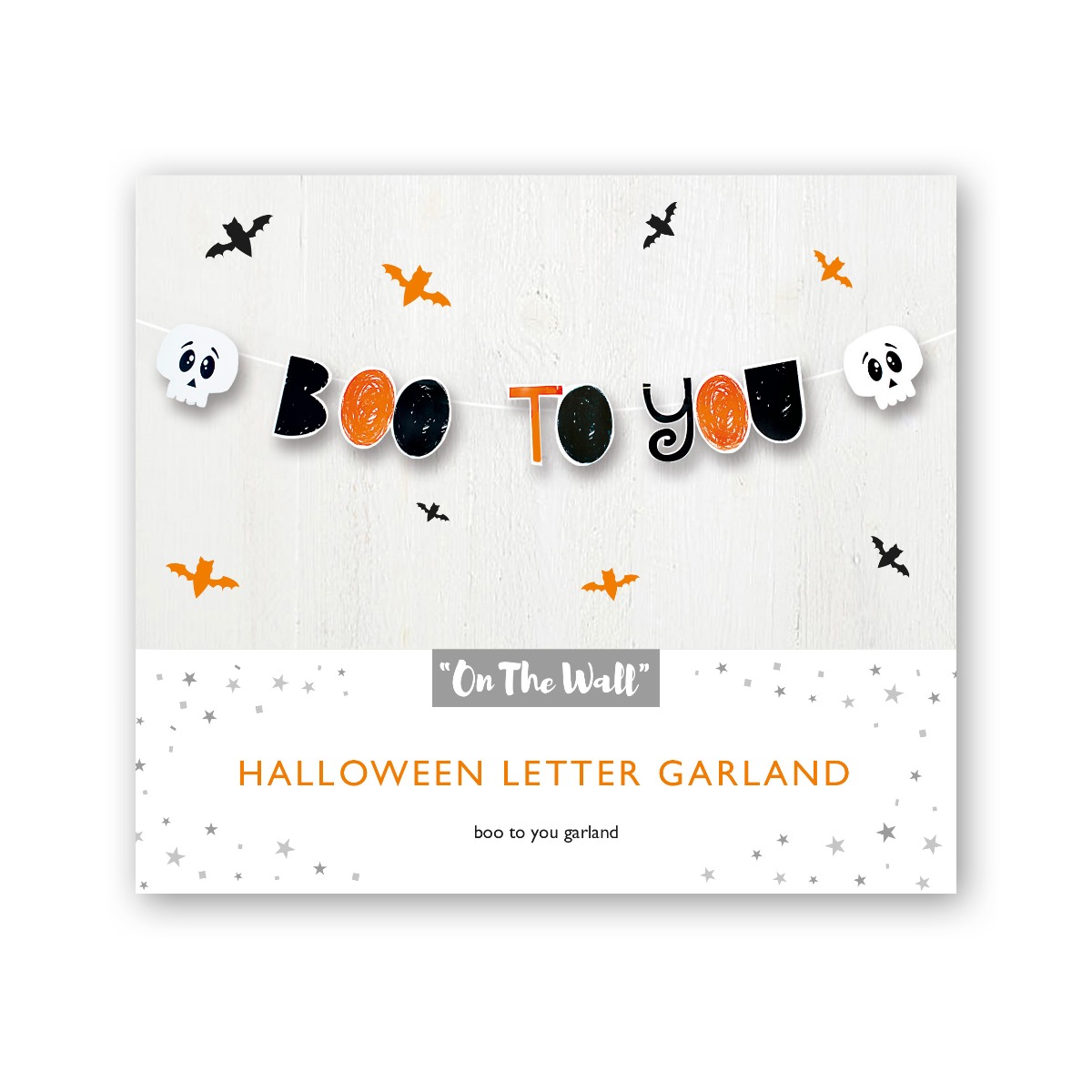 Pukka Party Halloween Boo to You Stitched Garland