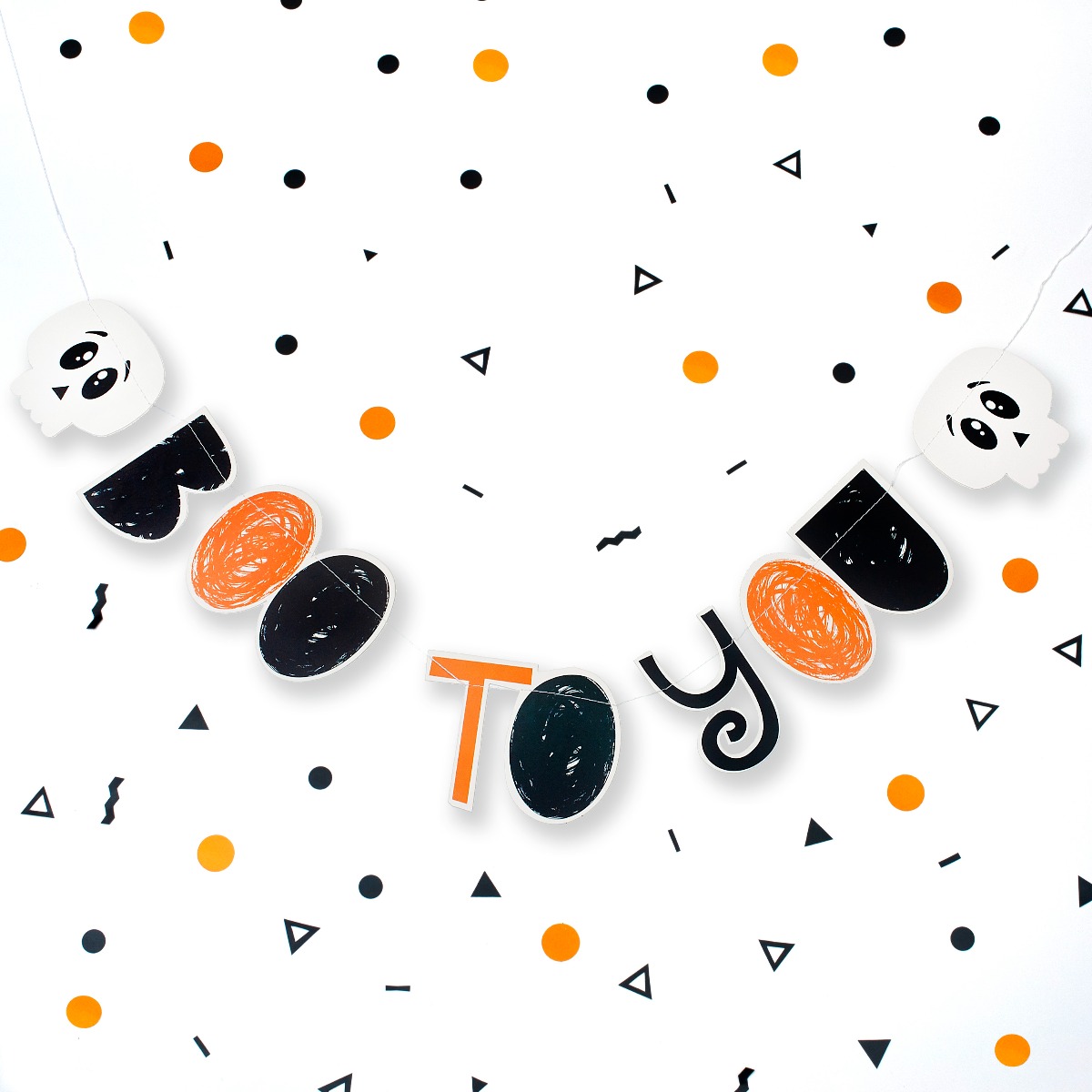 Pukka Party Halloween Boo to You Stitched Garland