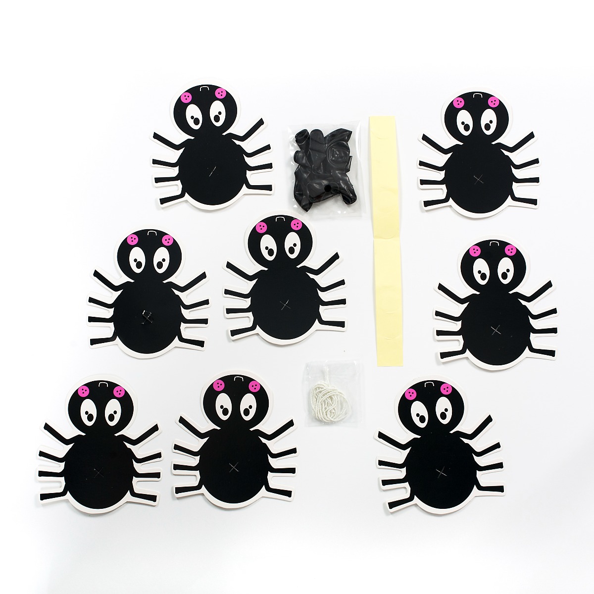 Pukka Party Make Your Own Halloween Spider Balloon Garland Kit with Balloons