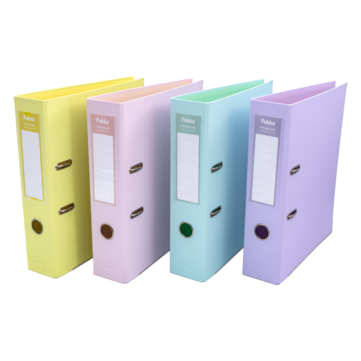 Arch Box File Pukka Pads Premium Lever Arch File in Pastels - Box of 4