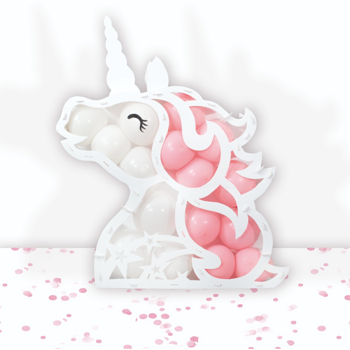 Pukka Party Unicorn Balloon Frame with Balloons