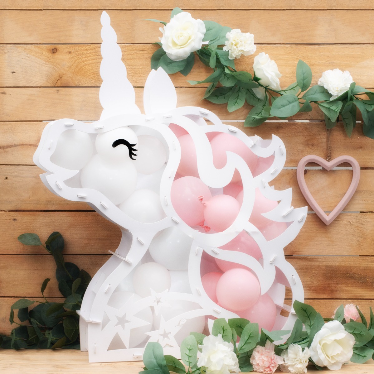 Pukka Party Unicorn Balloon Frame with Balloons