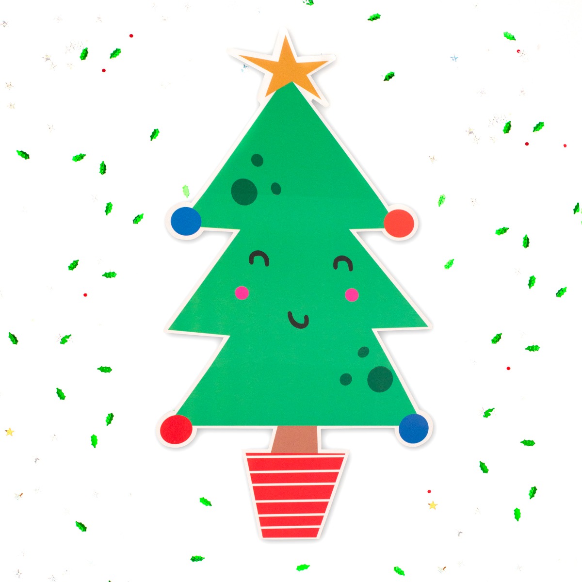 Pukka Party Christmas Tree Grazing Board
