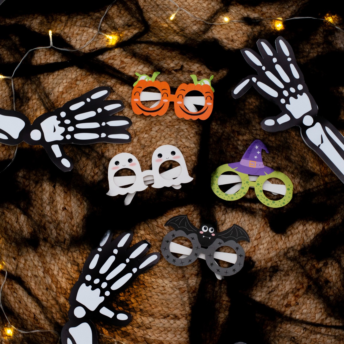 Pukka Party Halloween Fun Glasses Pack of 8