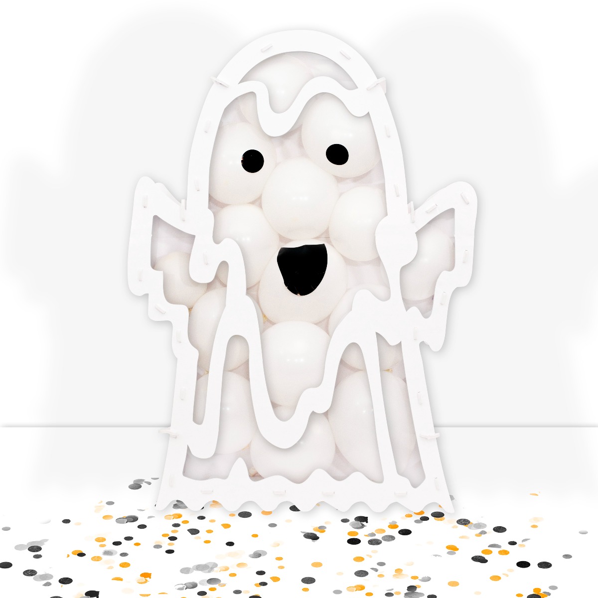 Pukka Party Ghost Halloween Balloon Frame with Balloons