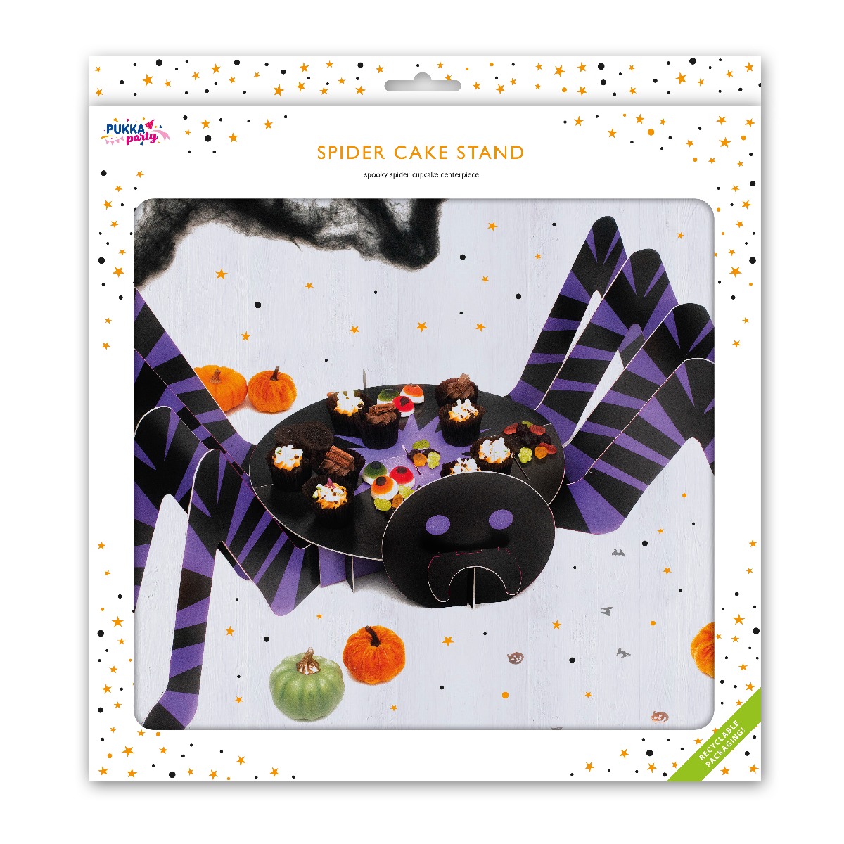Pukka Party Spider Halloween Cake Centrepiece
