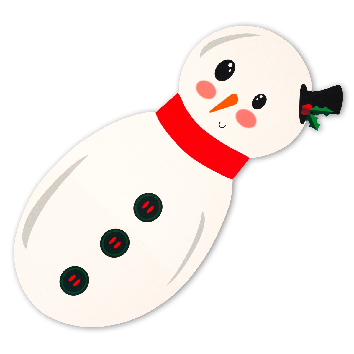 Pukka Party Snowman Grazing Board