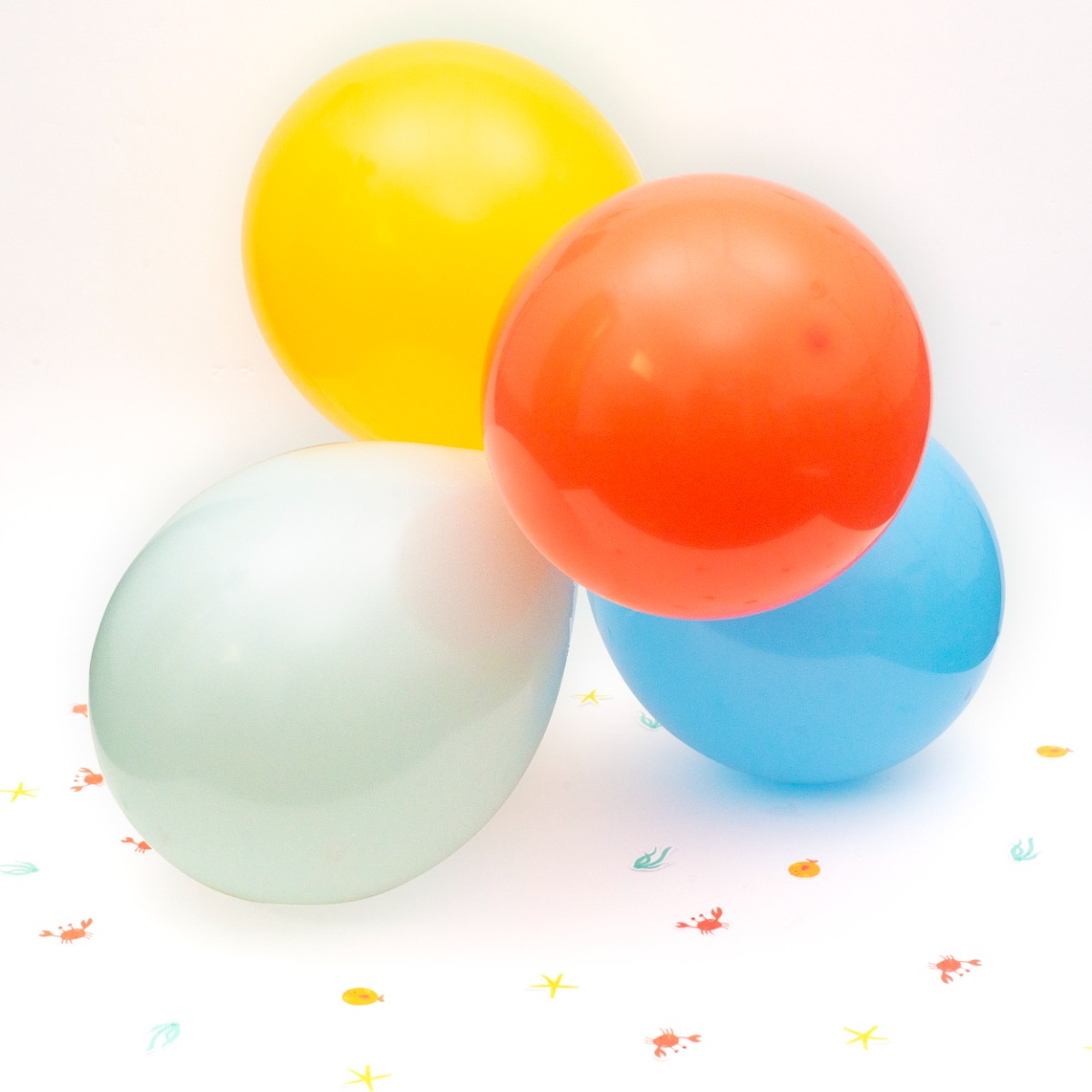 Pukka Party Under the Sea Coloured Balloons - Pack of 16