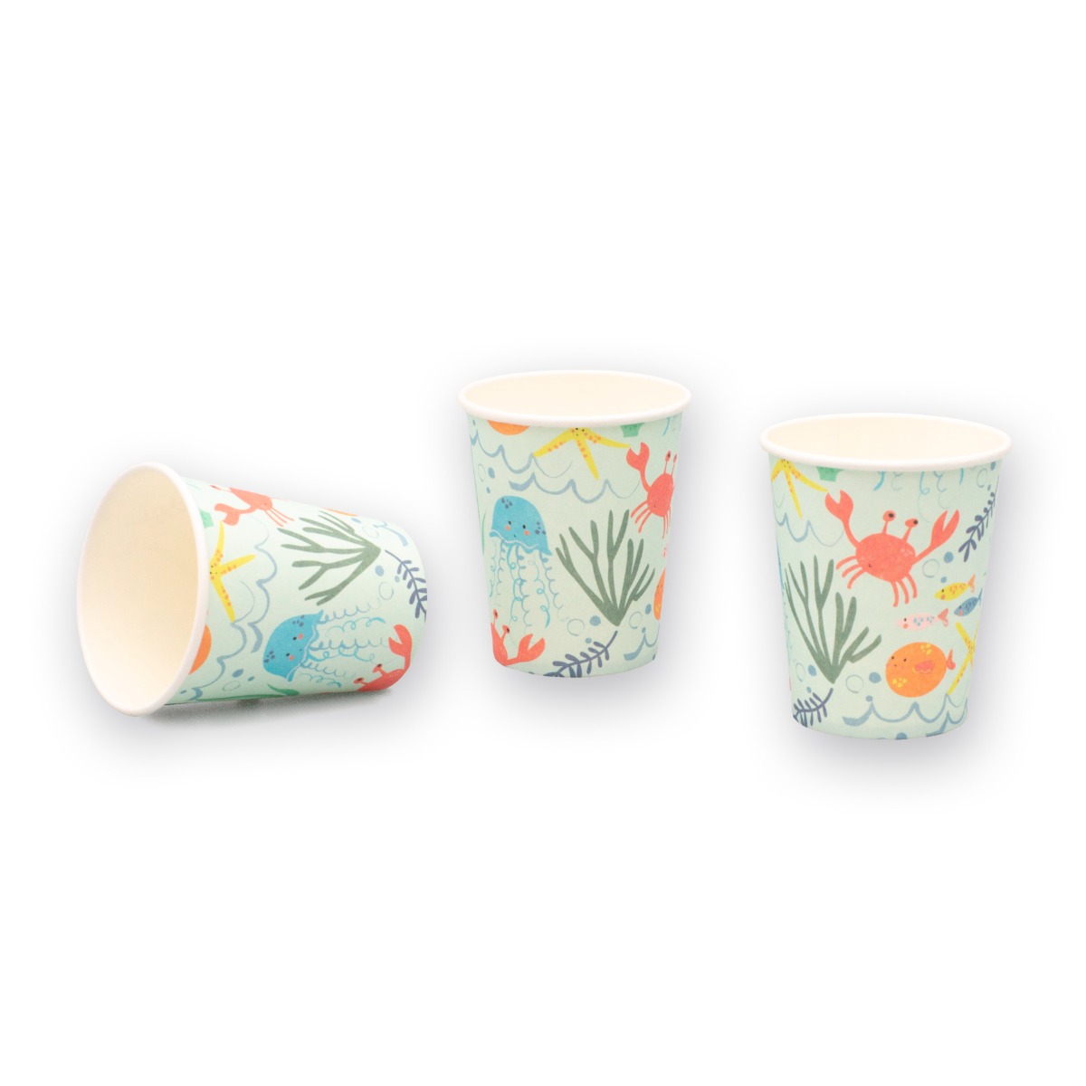 Pukka Party Under the Sea Paper Cups - Pack of 8