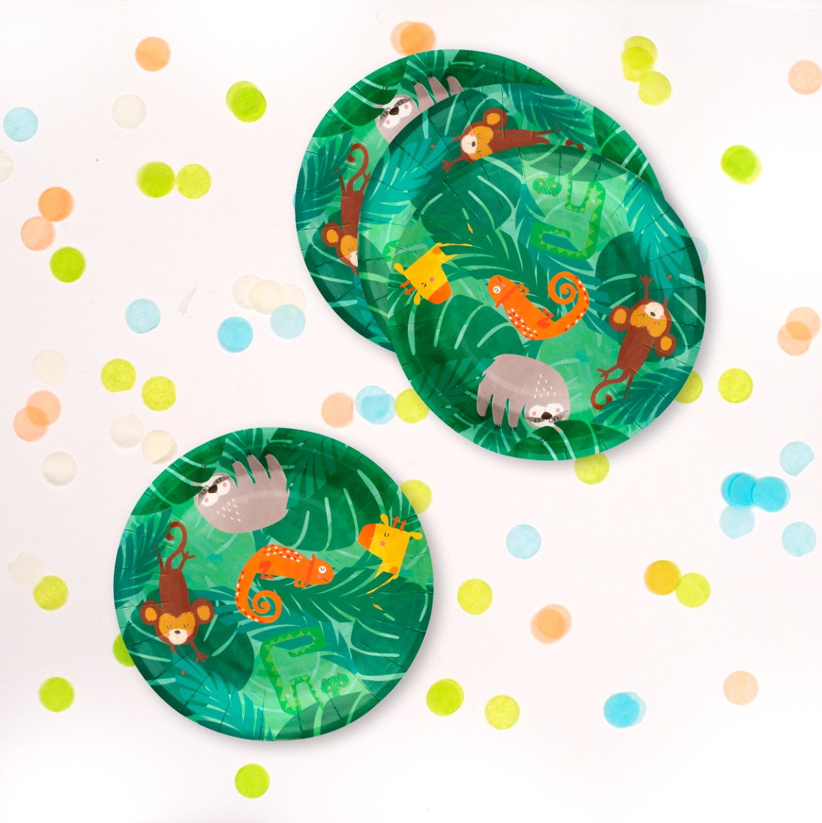 Pukka Party Safari Paper Plates- Pack of 8