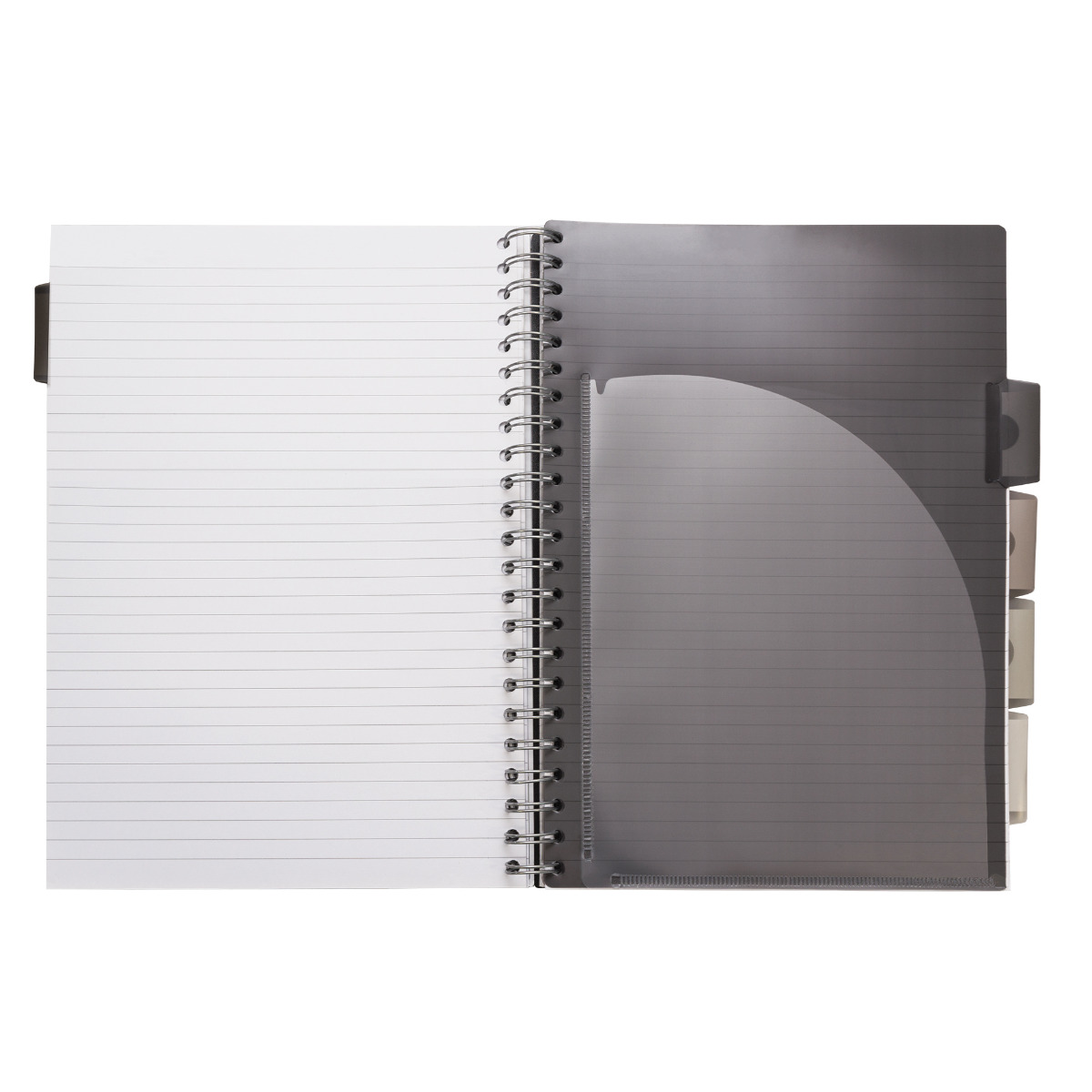 Pukka Pads A4 Black Polyprop Lined Project Book - pack of 3