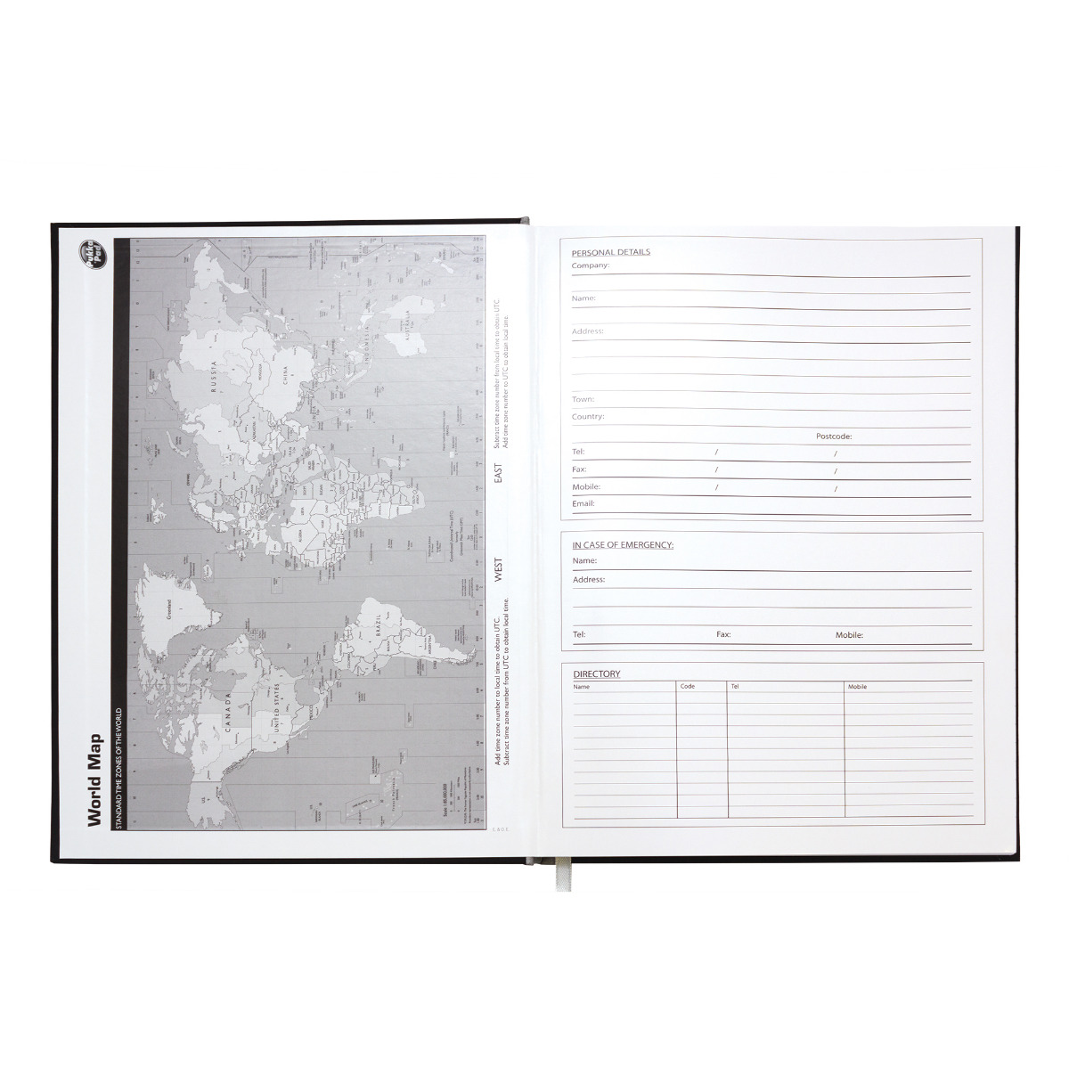 Pukka Pads A5 Black Lined Casebound Notepad - Pack of 5