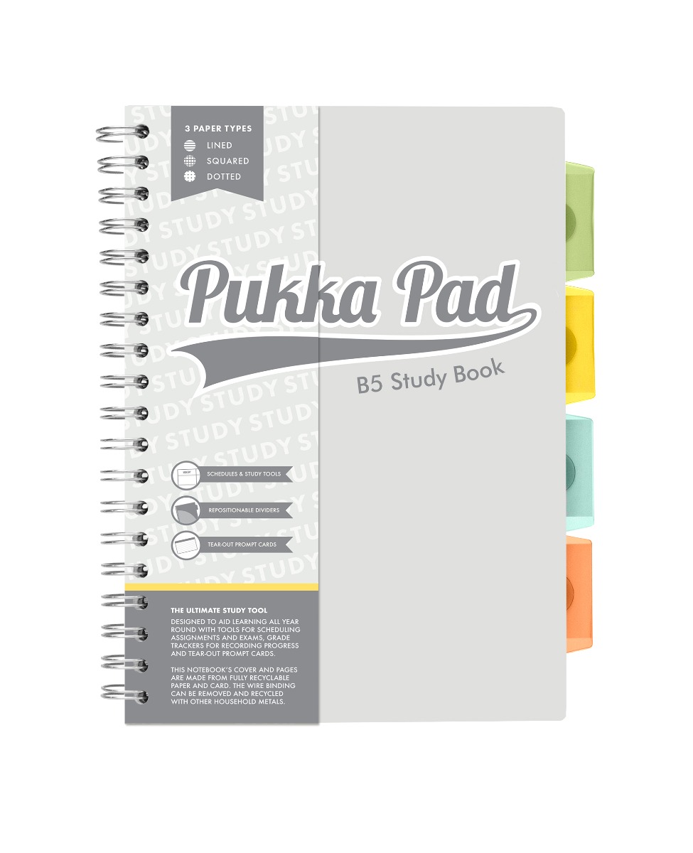 Pukka Pads B5 Academic Study Project Book