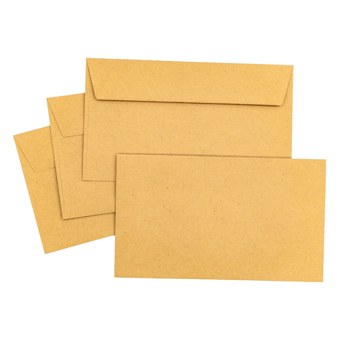 Pukka Post & Packaging Manilla 89mm x 152mm Gummed Envelopes - Pack of 50