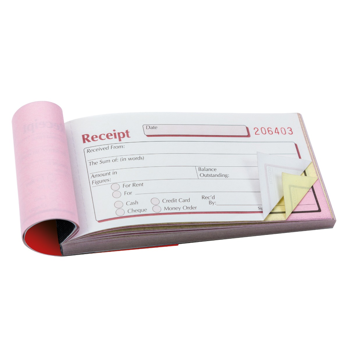 Pukka Pads Triplicate Receipt Book 69 x 140mm - Pack of 5