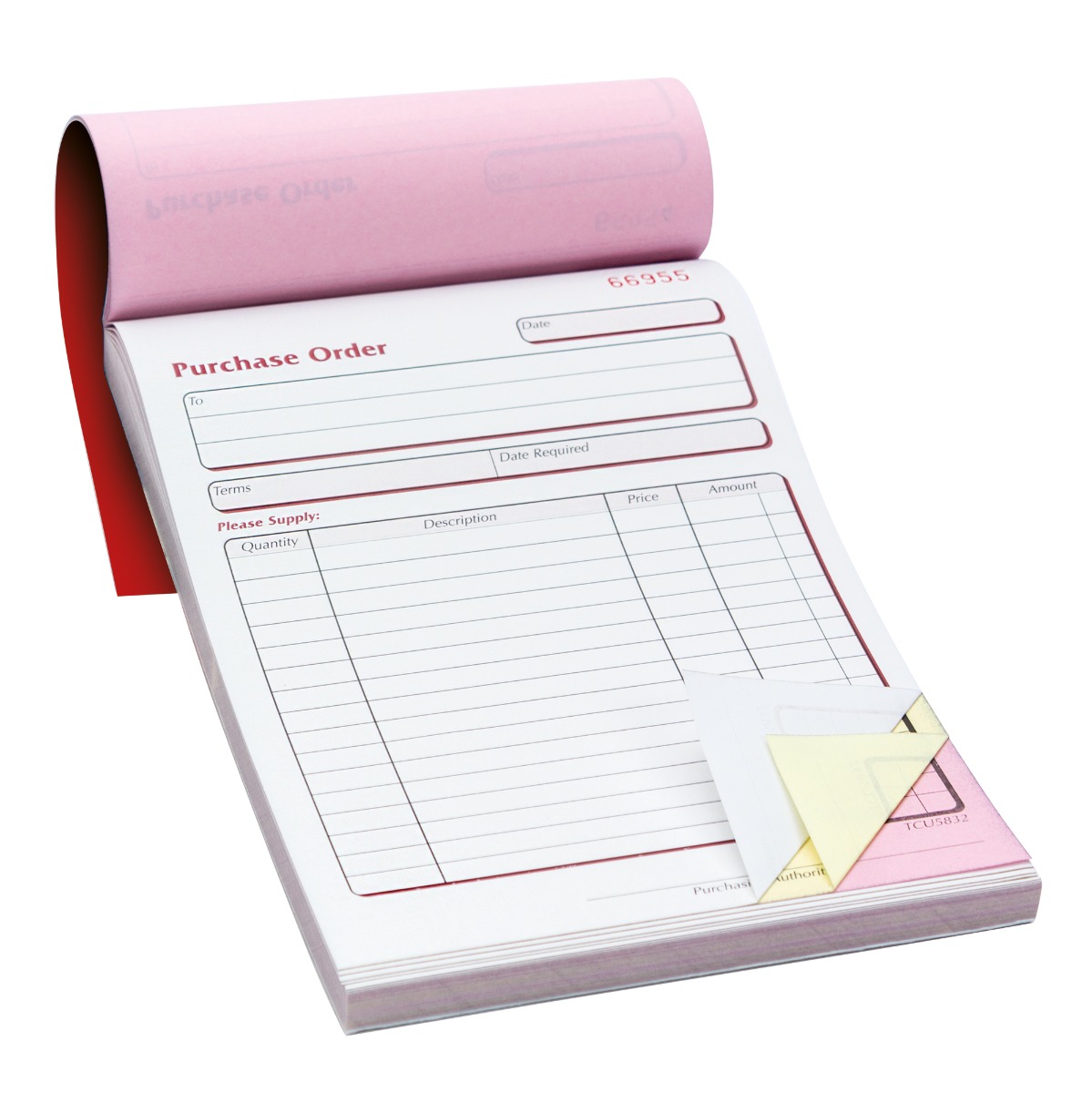 Pukka Pads Purchase Order Triplicate Book 137 x 203mm - Pack of 5