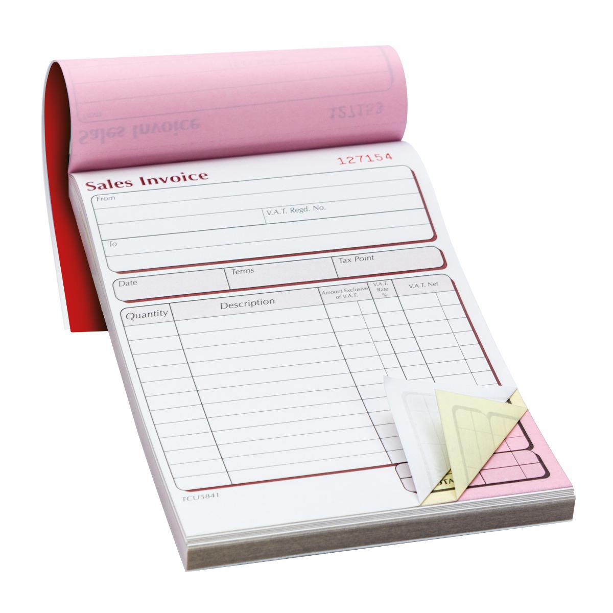 Pukka Pads Sales Invoice Triplicate Book 137 x 203mm - Pack of 5