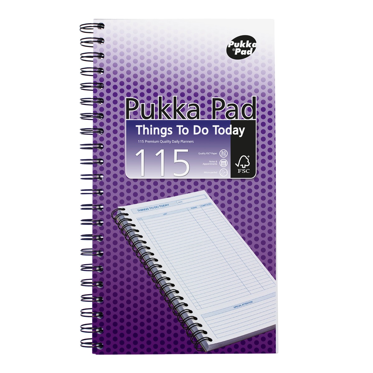 Pukka Pads Things To Do Today Wirebound Pad - Pack of 5