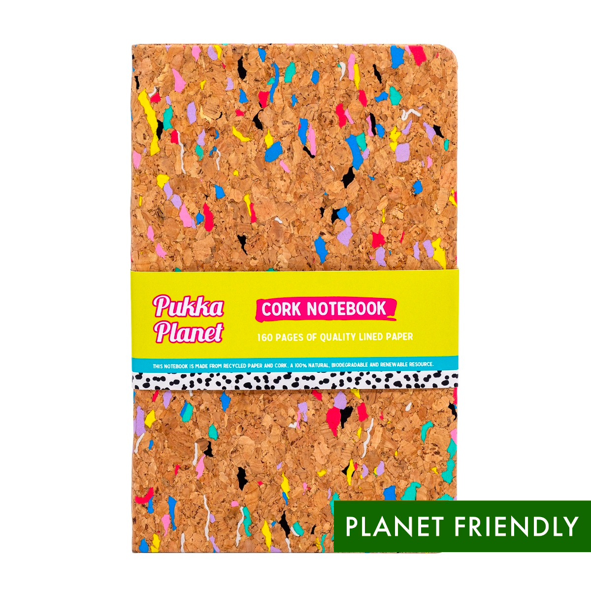 Pukka Planet Cork A5 Lined Softcover Notebook